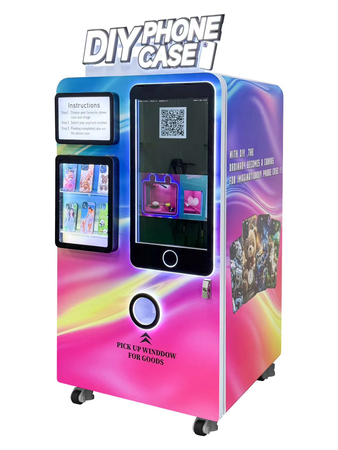 Cotton Candy Vending Machine | Commercial Unattended Marshmallow Machine - Image 2