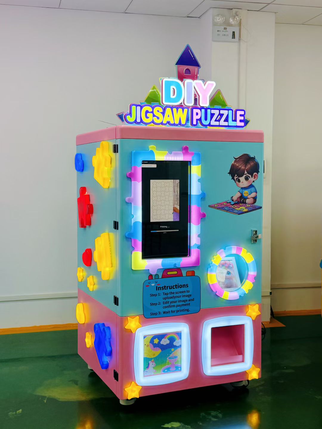 Cotton Candy Vending Machine | Commercial Unattended Marshmallow Machine - Image 5